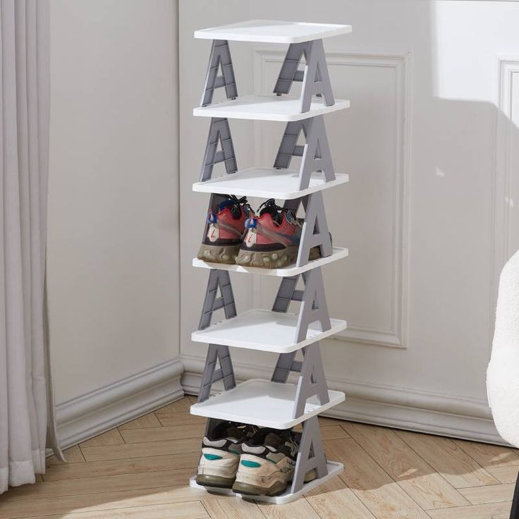 X-Shaped Shoe Rack – حامل أحذية بتصميم X