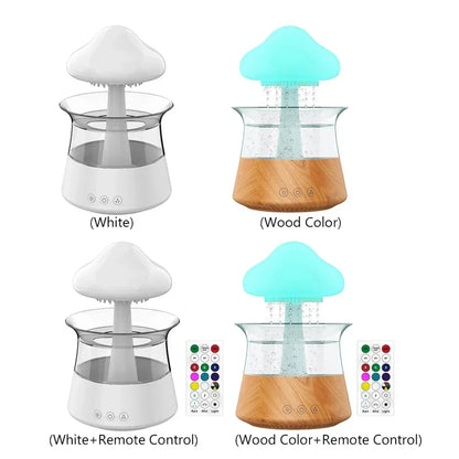 300mL Mushroom Humidifier - مرطب الهواء مع ضوء ليلي